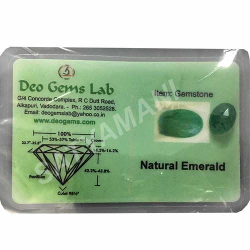 Avika Certified Natural Emerald (Panna)Gemstone