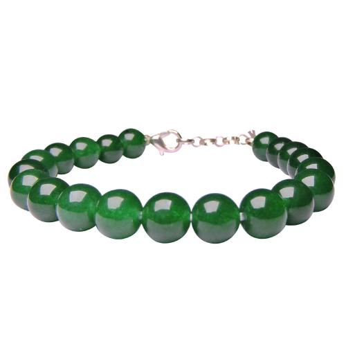 Avika Green Onyx Bead Bracelet with Hook (Pack of 1Pc)