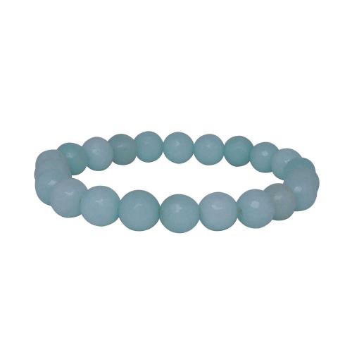 Avika Heat Processed Amazonite 8 mm Bead Bracelet Designer 1