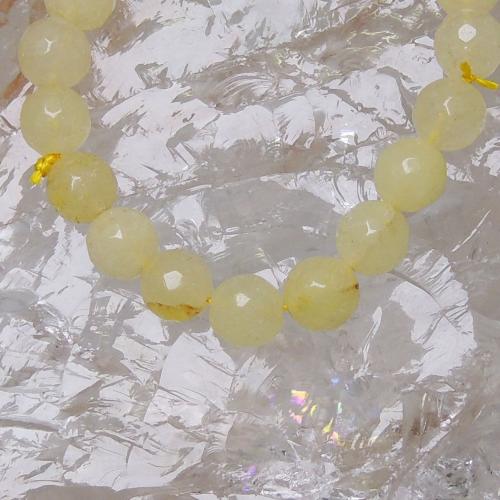 Avika Heat Processed Calcite 8 mm Bead Bracelet Designer 1 Color: Yellow, For Unisex