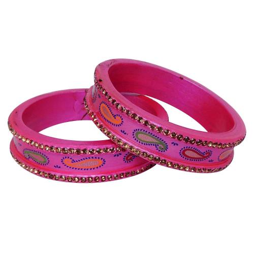 Avika Jaipur Typical Lac Fashion Jewellary Bangles (set pf 2 pcs.) Art 7