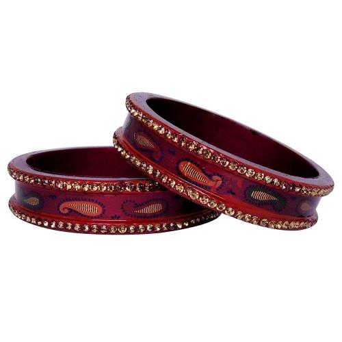 Avika Jaipur Typical Lac Fashion Jewellary Bangles (set pf 2 pcs.) Art 9