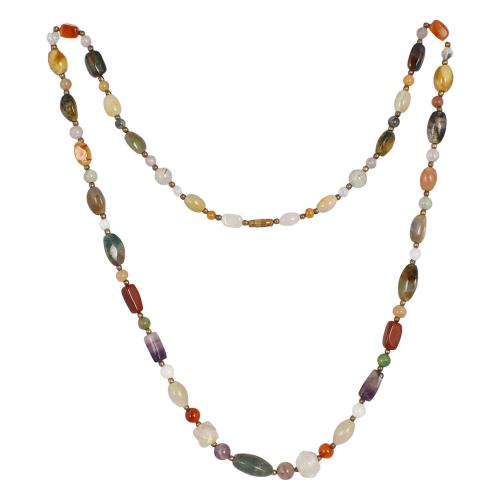 Avika Multi Fine Tumble Chips Necklace