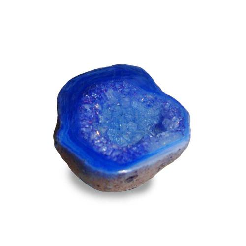 Avika Natural Agate Dyed Geodes(Blue)