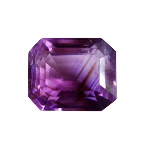 Avika Natural Amethyst Loose Gemstone Rectangle shape(Pack of 1 Pc.)