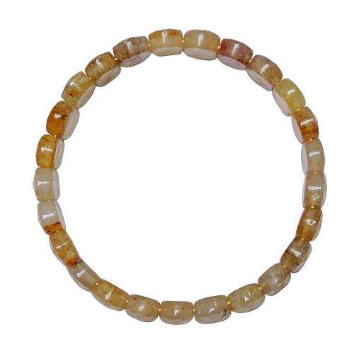 Avika Natural Citrine Faceted Oval Bracelet  for Financial Luck & Increase in Sales or Business