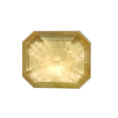 Avika Natural Cyelon Yellow Sapphire Loose Gemstone(Pack of 1 Pc.)