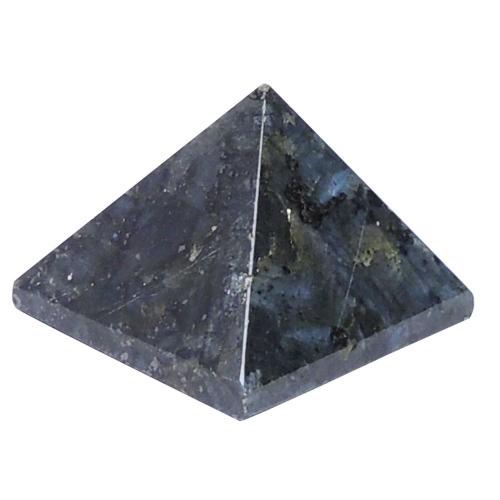 Avika Natural Energized Granite with Blue Fire Pyramid 30mm