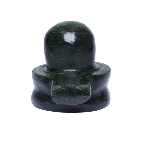 Avika Natural Energized Green Jade Jaldhari Lingam