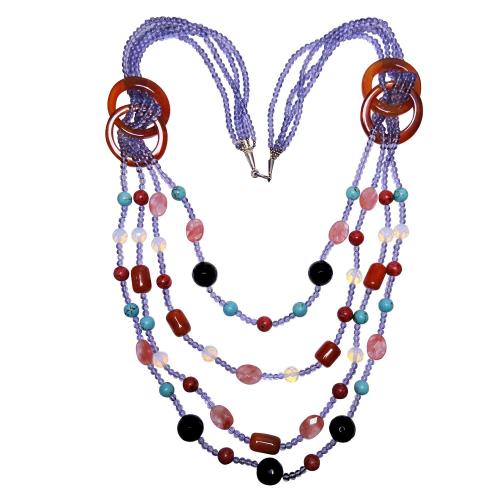 Avika Natural Energized Multi Stone designer Necklace