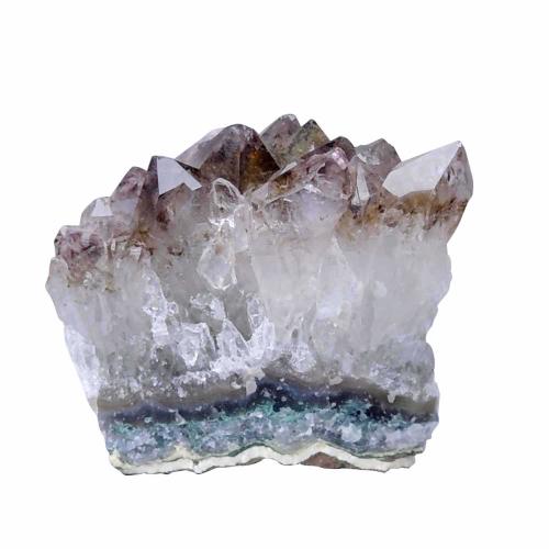 Avika Natural Energized Smokey Quartz Cluster For Wealth & Will Power