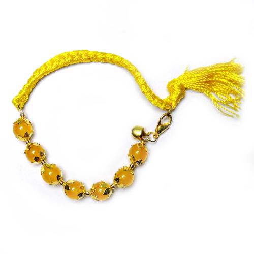 Avika Natural Energized Yellow Aventurine Designer Friendship Band