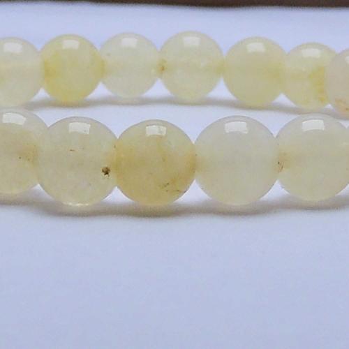 Avika Natural Energized Calcite Bead Bracelet 8 mm (Pack of 1Pc)