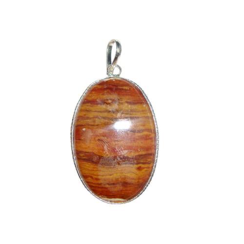 Avika Natural Fancy Jasper Oval Pendant (B)