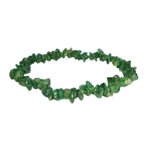 Avika Natural Green Jade Gemstone Chips Bracelet (Pack of 1Pc)