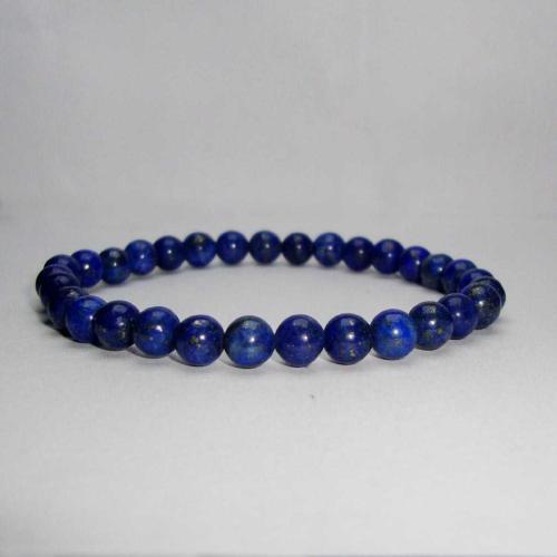 Avika Natural Lapis Lazuli Beads Bracelet 6 mm (Pack of 1 Pc.)