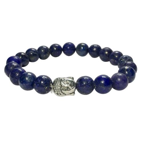 Avika Natural Lapis Lazuli Buddha Bracelet (Pack of 1Pc)