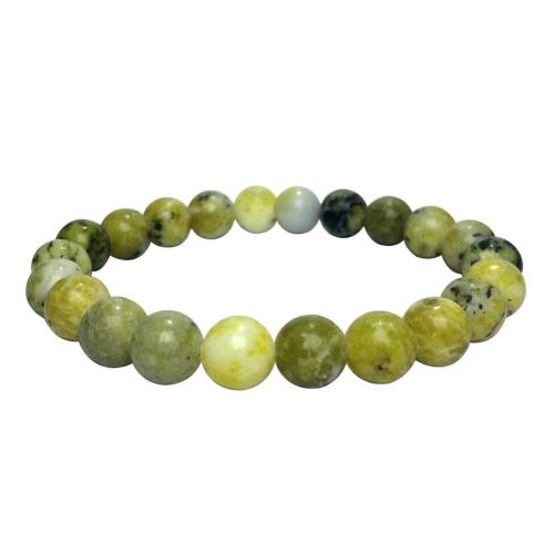 Avika Natural Serpentine Beads Bracelet (Pack of 1Pc)