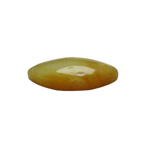 Avika Natural Yellow Cat's Eye Loose Gemstone(Pack of 1 Pc.)