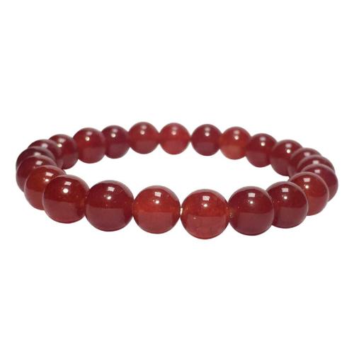 Avika Red Onyx Energized Bead Bracelet (Pack of 1Pc)