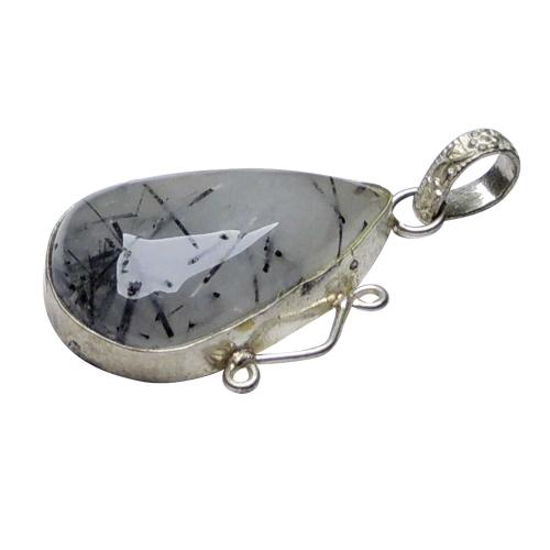 Avika Tourmalinated Quartz Energy Pendant