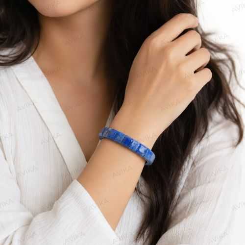 Lapis Lazuli Square Bracelet